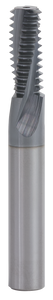GORILLA MISSING LINK, CARBIDE THREADMILL, COOLANT, 3 FLUTE, M6x1.00, .189''DIA, 2X, .492''LOC, 57MM OAL, 1/4''SHANK, GMX-35 COATED GORILLA MISSING LINK, CARBIDE THREADMILL, COOLANT, 3 FLUTE, M6x1.00, .189''DIA, 2X, .492''LOC, 57MM OAL, 1/4''SHANK, GMX-35 COATED
