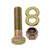1/2" Hex Bolt Grade 8 Yellow Zinc Plated Steel w / Washer & Locking Nut