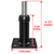 6" Column, 3/4" Smooth Shaft, 12 Spline Orbital Side (160mm)