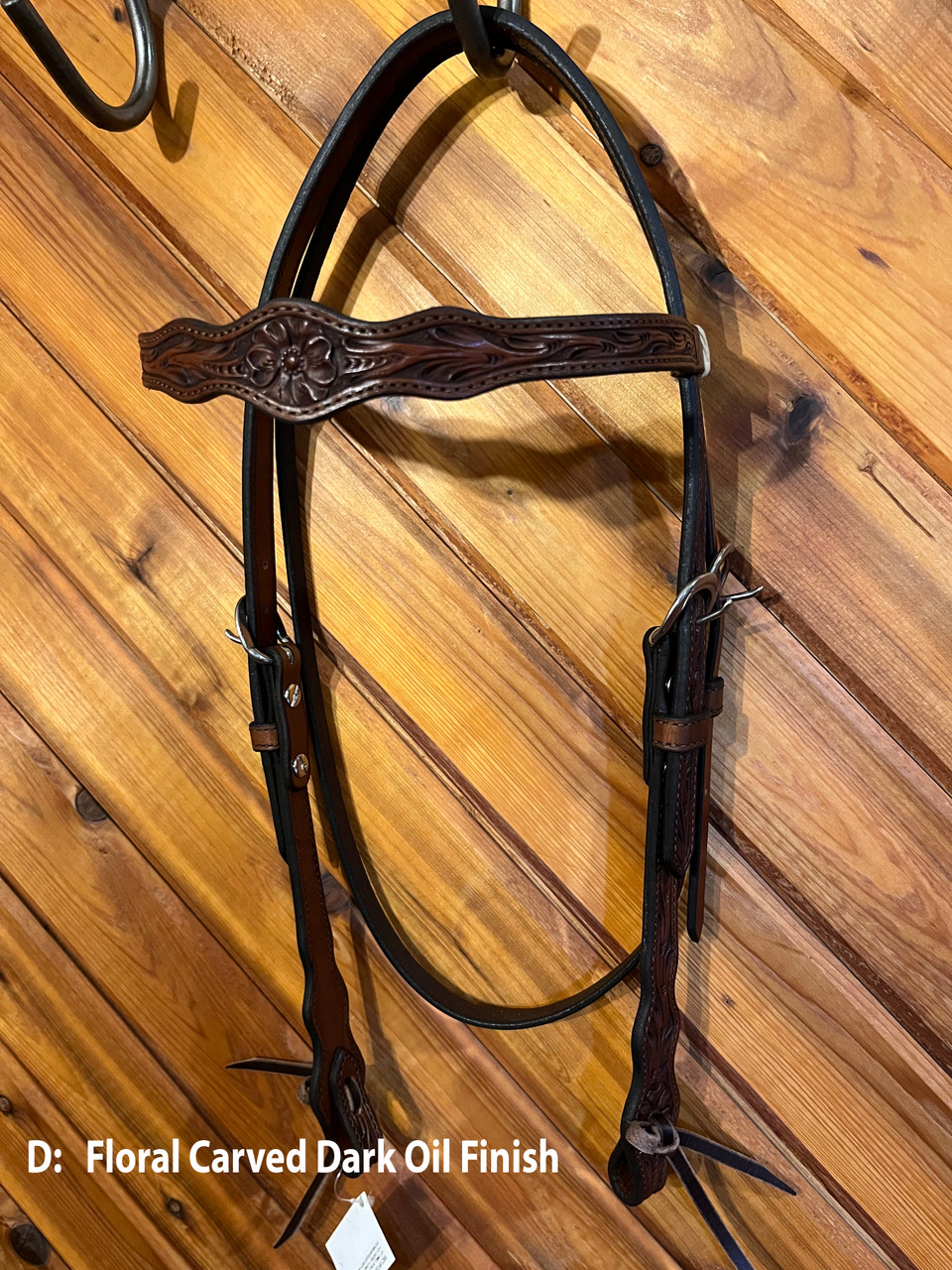 アクセサリー CYCLESMITH TRAIL HEAD Sierra Way Leather Headstall - Bitterroot Saddle Co.