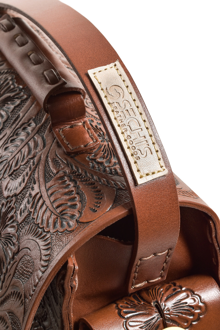 Wichita Hand Tooled Leather Handbag