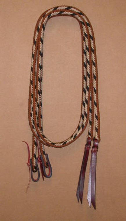 Split Reins : 9/16"x7" Braided Parachute Cord:  DD-4800