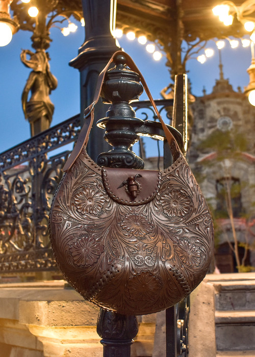 Zapotec Hand Tooled Leather Wallet