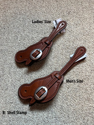 Ladies' Spur Straps Shell Stamp