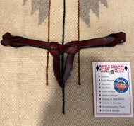DD Braided Leather Curb Strap