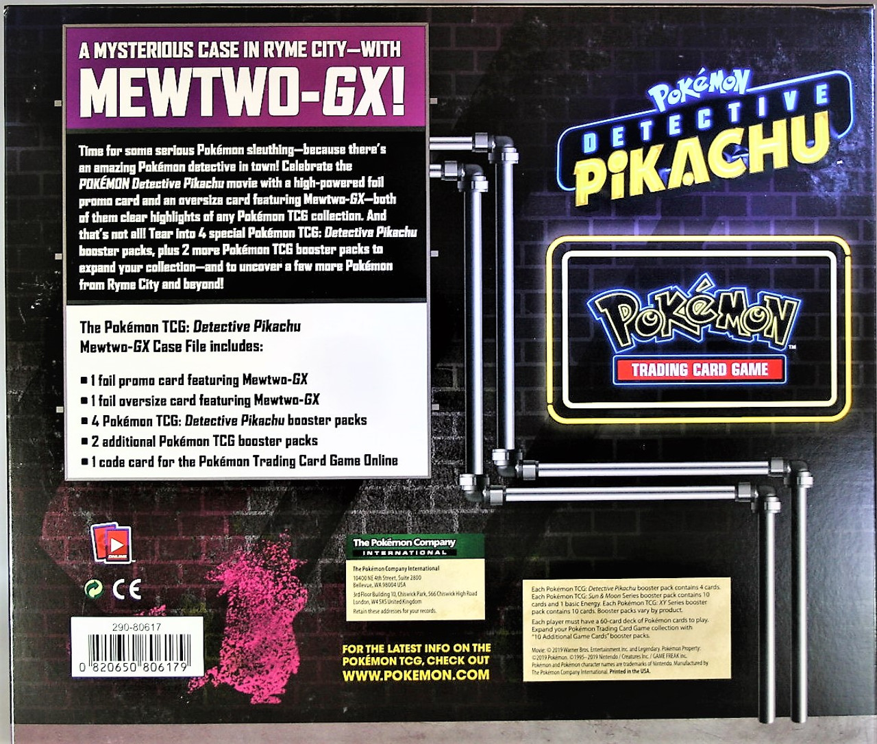 Mewtwo-GX Detective Pikachu - Pokemon TCG Live Codes