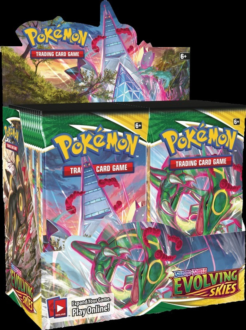 Pokemon TCG: Sword & Shield Evolving Skies Booster Pack (10 Cards) –  BoxSeat Collectibles