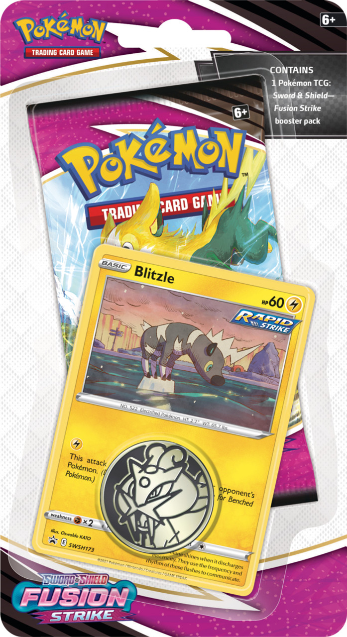 Pokemon TCG: Sword & Shield - Fusion Strike Checklane Blisters Carton (16)