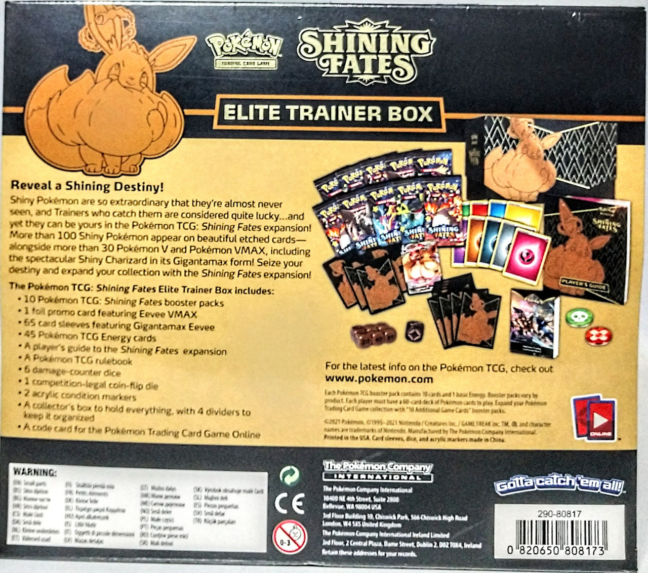 Pokemon TCG: Shining Fates Elite Trainer Box