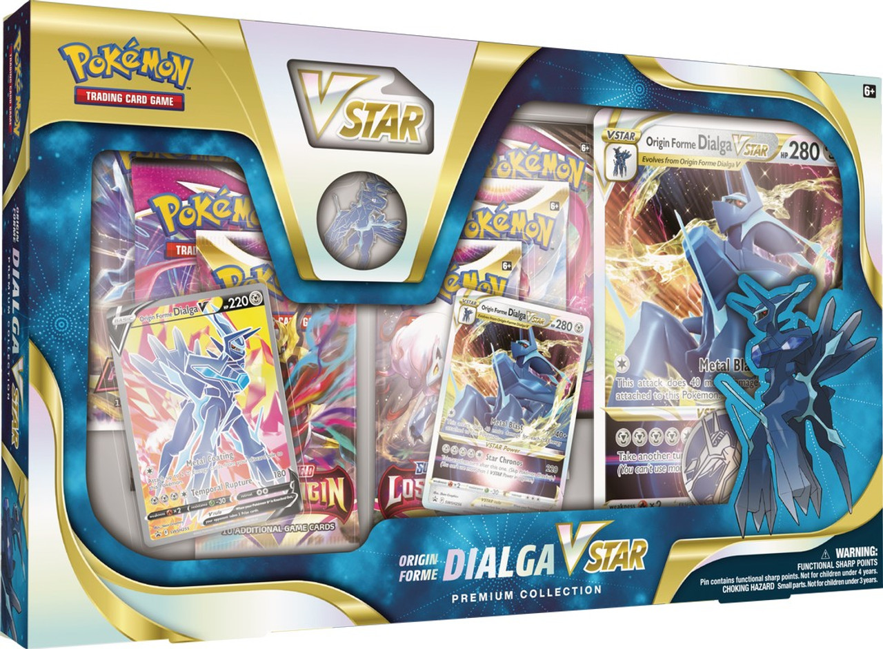 Pokemon TCG Origin Form Dialga VSTAR Premium Collection Box