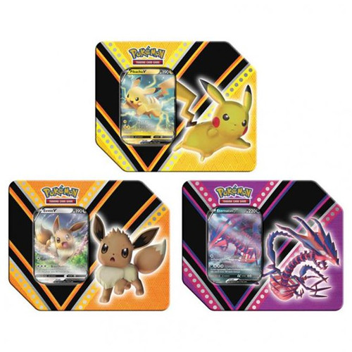 Pokémon TCG: V Powers Tin - Complete Set of 3