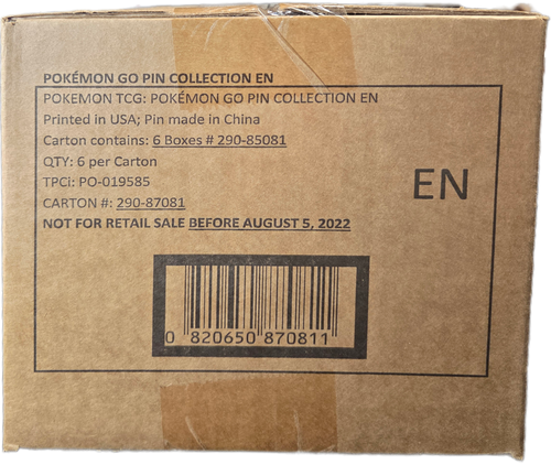 Pokémon Go Pin Collection Display - Factory sealed case