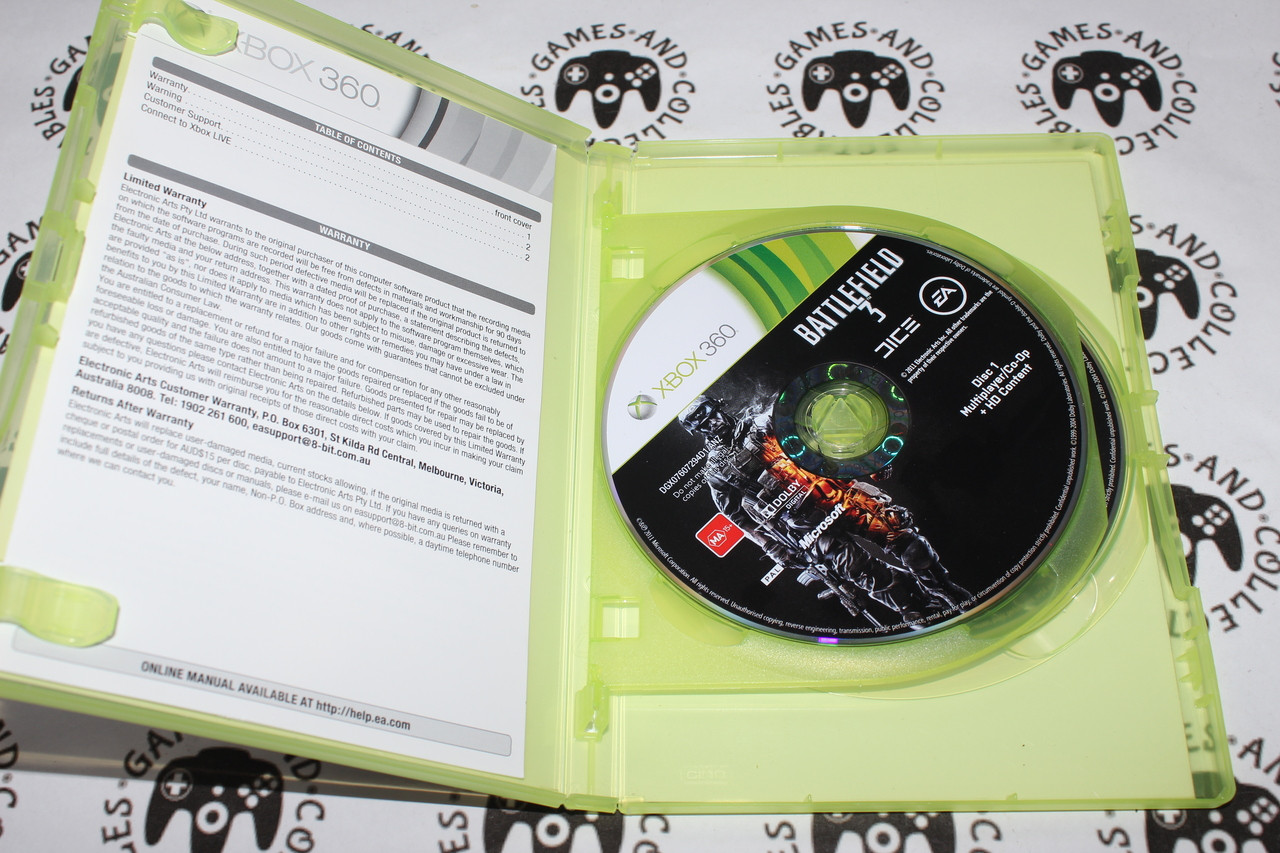 Battlefield 3 -- Limited Edition (Microsoft Xbox 360, 2011) 14633195934