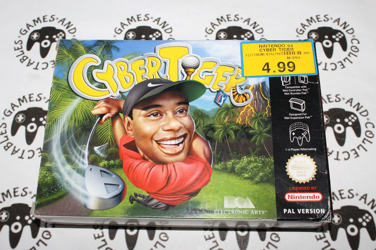 Nintendo 64 N64 Cyber Tiger Boxed