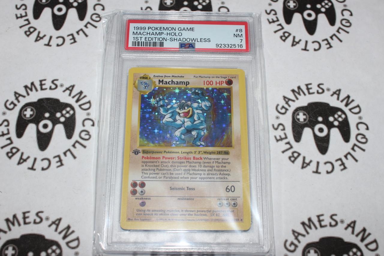 dex pokemon card app PSA 9 MACHAMP-HOLO STARTER JAPANESE main image 1