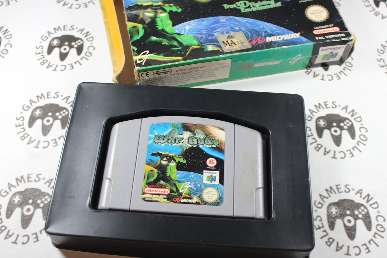 NINTENDO 64 - N64★WAR GODS 海外版 北米版 端子清掃済 ポスター付 War Gods - Nintendo 64 – Retro Raven Games
