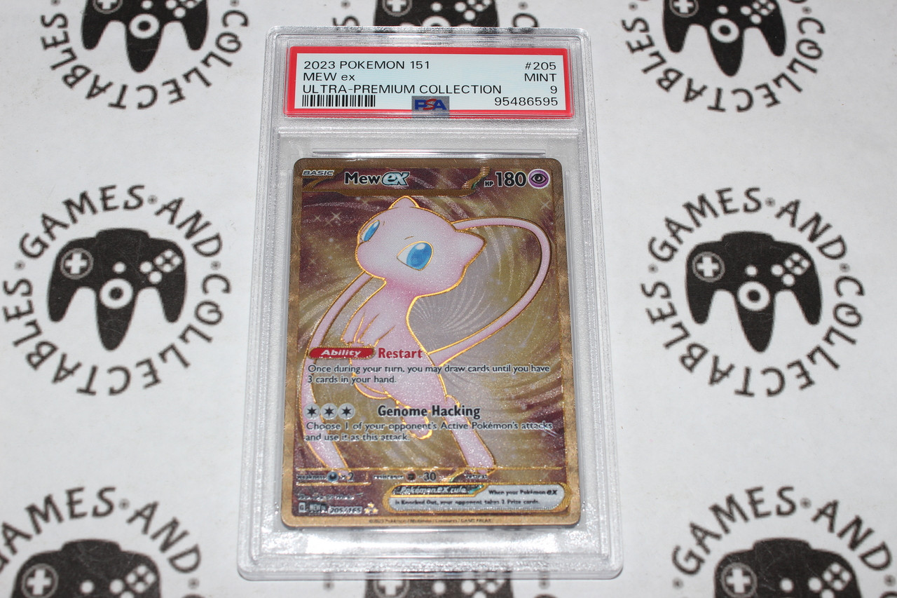 Pokemon TCG | Mew ex #205- PSA 9 | UPC Promo - Metal | Graded