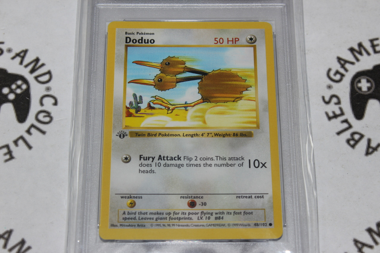 Pokemon TCG | Doduo #48/102 - Shadowless - 1st Edition - PSA 7 | Graded