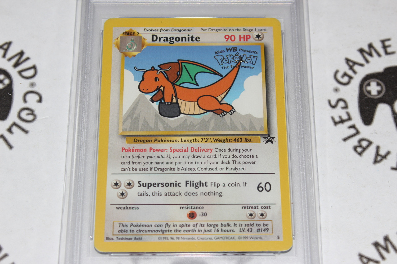 Pokemon TCG | Dragonite #5 - Black Star Promo - PSA 5 | Graded