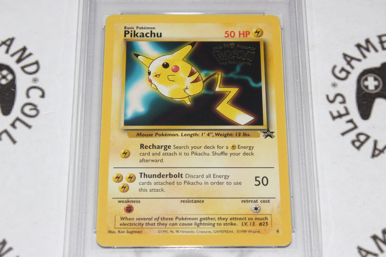 Pokemon TCG | Pikachu #4 - Black Star Promo - PSA 5 | Graded