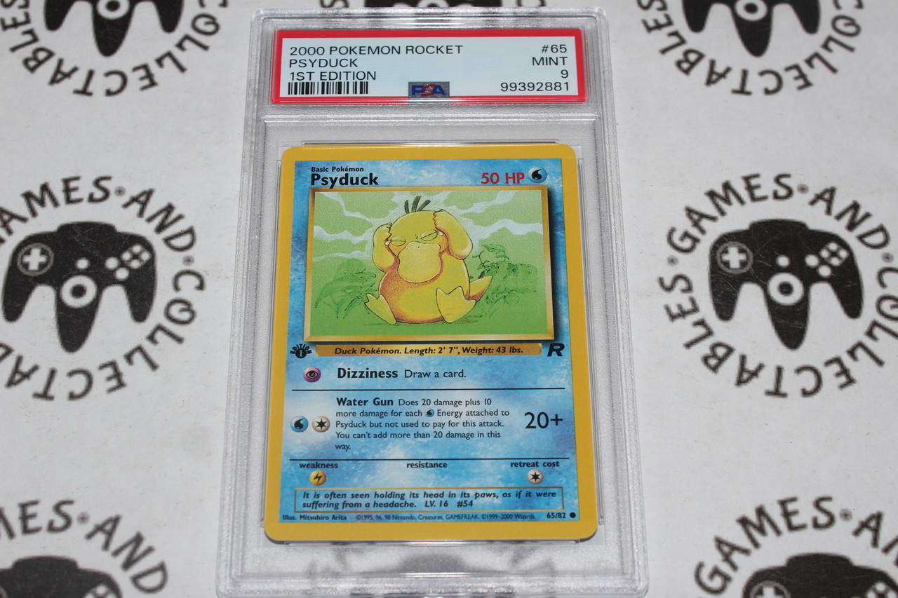 Pokemon TCG | Psyduck #65/82 - 1st Edition - PSA 9 | Graded (1)
