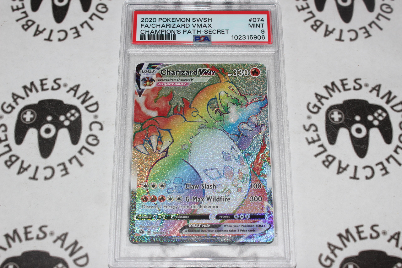Pokemon TCG | Charizard VMAX #074/073 - PSA 9 | Full Art | Graded (1)