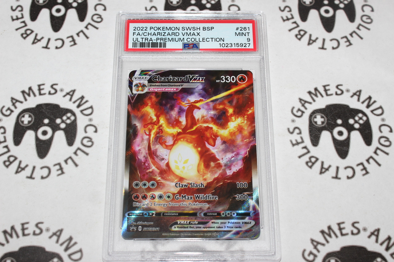 Pokemon TCG | Charizard VMAX #261 - Promo SWSH261 - PSA 9 | Full