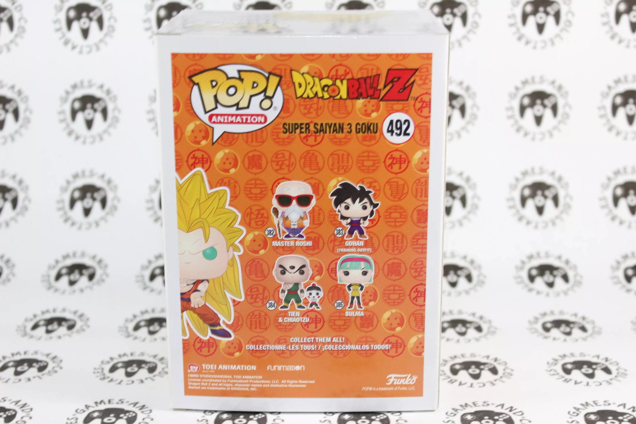 Funko Pop! Dragon Ball Z Super Saiyan 3 Goku 492 Exclusivo Original - Moça  do Pop - Funko Pop é aqui!