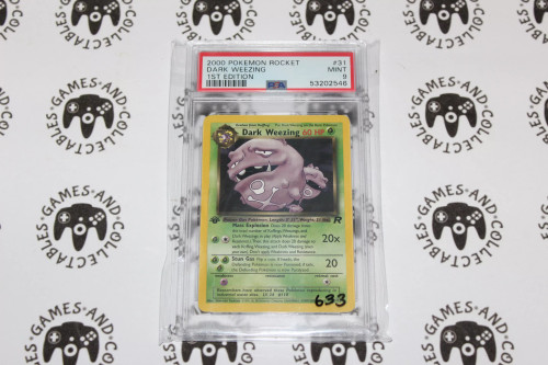 Pokemon TCG | Dark Weezing #31/82 - 1st Edition - PSA 9 | Graded