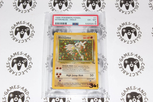 Pokemon TCG | Hitmonlee #7/62 - PSA 6 | Graded