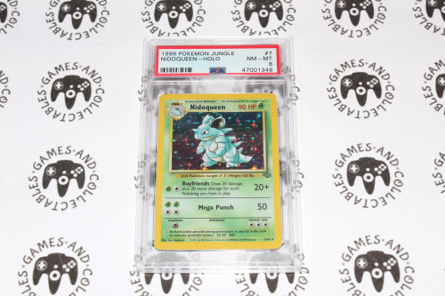 Pokemon TCG | Nidoqueen #7/64 - PSA 8 | Graded