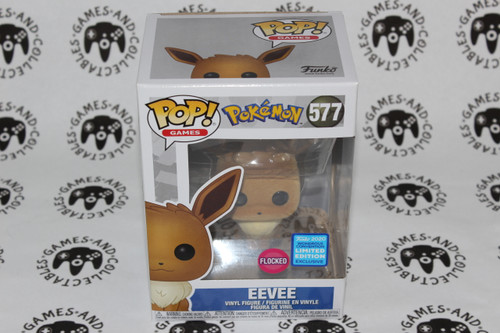 Funko Pop #577 Eevee (Flocked) | Pokemon