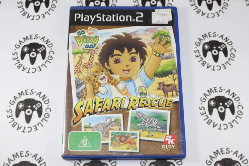 Sony PlayStation 2 / PS2 | Go Diego Go! Safari Rescue