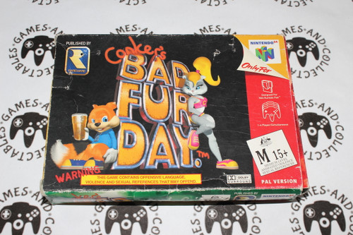 Nintendo 64 / N64 | Conker's Bad Fur Day | Boxed