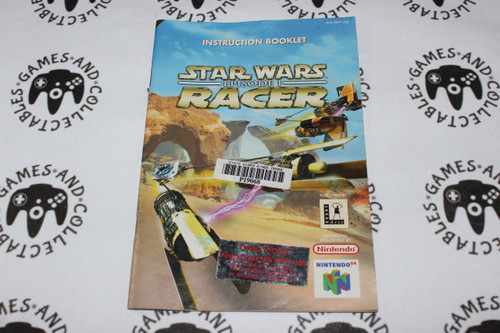 Nintendo 64 / N64 | Star Wars - Episode 1 Racer | Manual