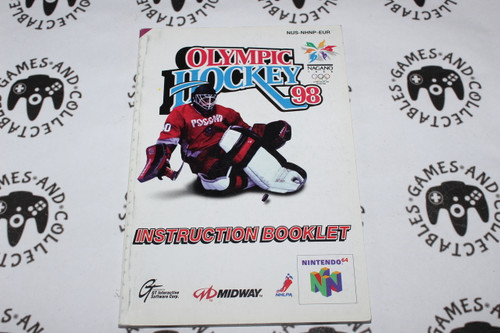 Nintendo 64 / N64 | Olympic Hockey 98 | Manual