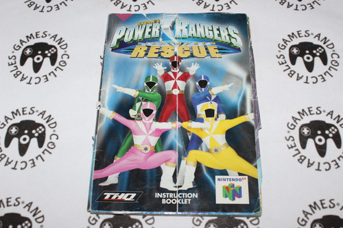 Nintendo 64 / N64 | Power Rangers Lightspeed Rescue | Manual