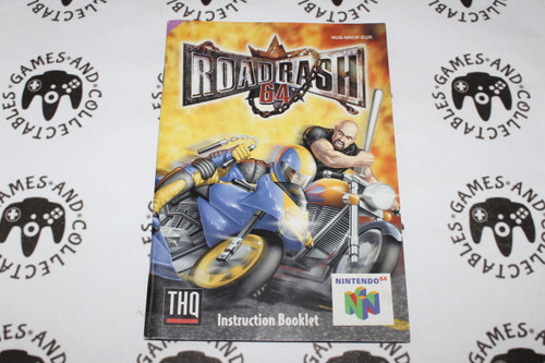 Nintendo 64 / N64 | Road Rash | Manual