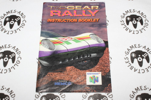 Nintendo 64 / N64 | Top Gear Rally | Manual