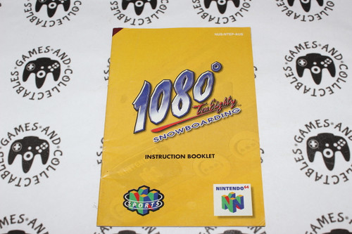 Nintendo 64 / N64 | 1080 Snowboarding | Manual