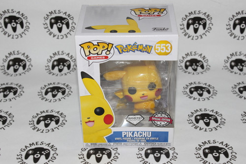 Funko Pop #553 Pikachu (Diamond Collection) | Pokemon