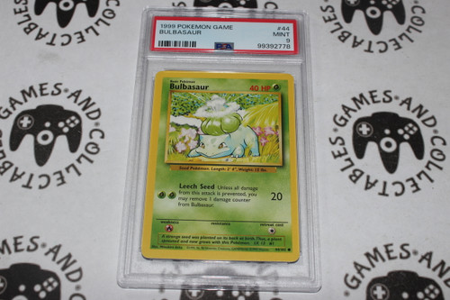 Pokemon TCG | Bulbasaur #44/102 - PSA 9 | Graded - 

This card is from the Base Set.