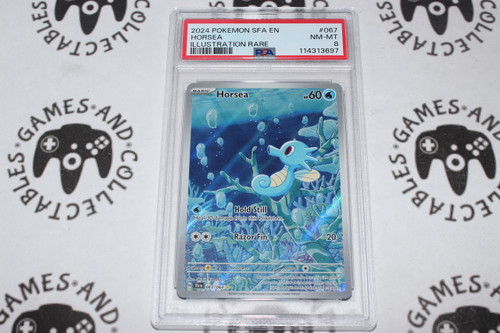 Pokemon TCG | Horsea #067/064 - PSA 9 | Illustration Rare | Graded - 

This Card is from the Shrouded Fable set.