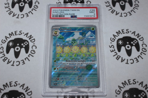 Pokemon TCG | Sunflora #169/167 - PSA 9 | Illustration Rare | Graded (1) - 

This card is from the Twilight Masquerade set.