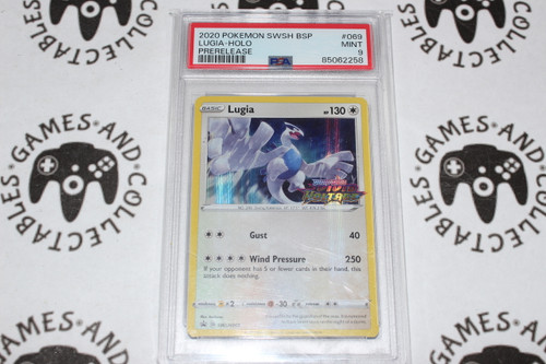 Pokemon TCG | Lugia #069 - Prerelease SWSH069 - PSA 9 | Holo | Graded - 

This card is from the Vivid Voltage set.