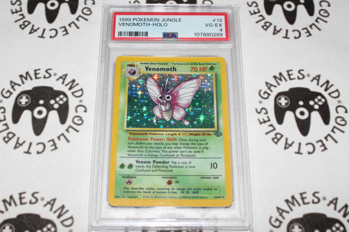 Pokemon TCG | Venomoth #13/64 - PSA 4 | Holo | Graded - 

This card is from the Jungle Set.
