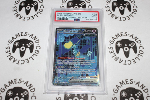 Pokemon TCG | Iron Crown ex 158/131 - PSA 9 | Special Illustration Rare | Graded - 

This card is from the Prismatic Evolutions set.