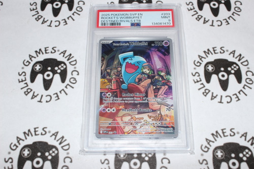 Pokemon TCG | Team Rocket’s Wobbuffet #203 - Promo SVP203 - PSA 9 | Full Art | Graded (1) - 

This card is from the Destined Rivals set.