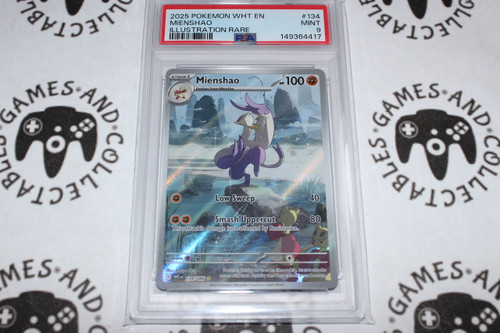 Pokemon TCG | Mienshao #134/086 - PSA 9 | Illustration Rare | Graded (1) - 

This card is from the White Flare set.