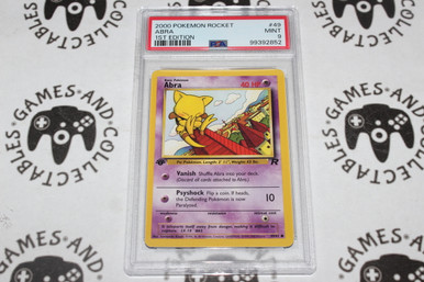 Pokemon TCG | Abra #49/82 - 1st Edition - PSA 9 | Graded